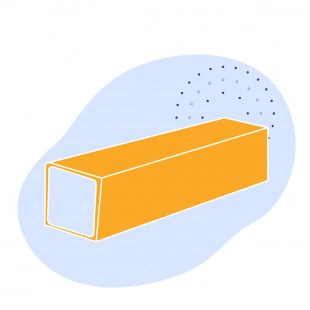 Оцинкованная квадратная труба 150х150х10 мм ст10 ГОСТ 8639-82