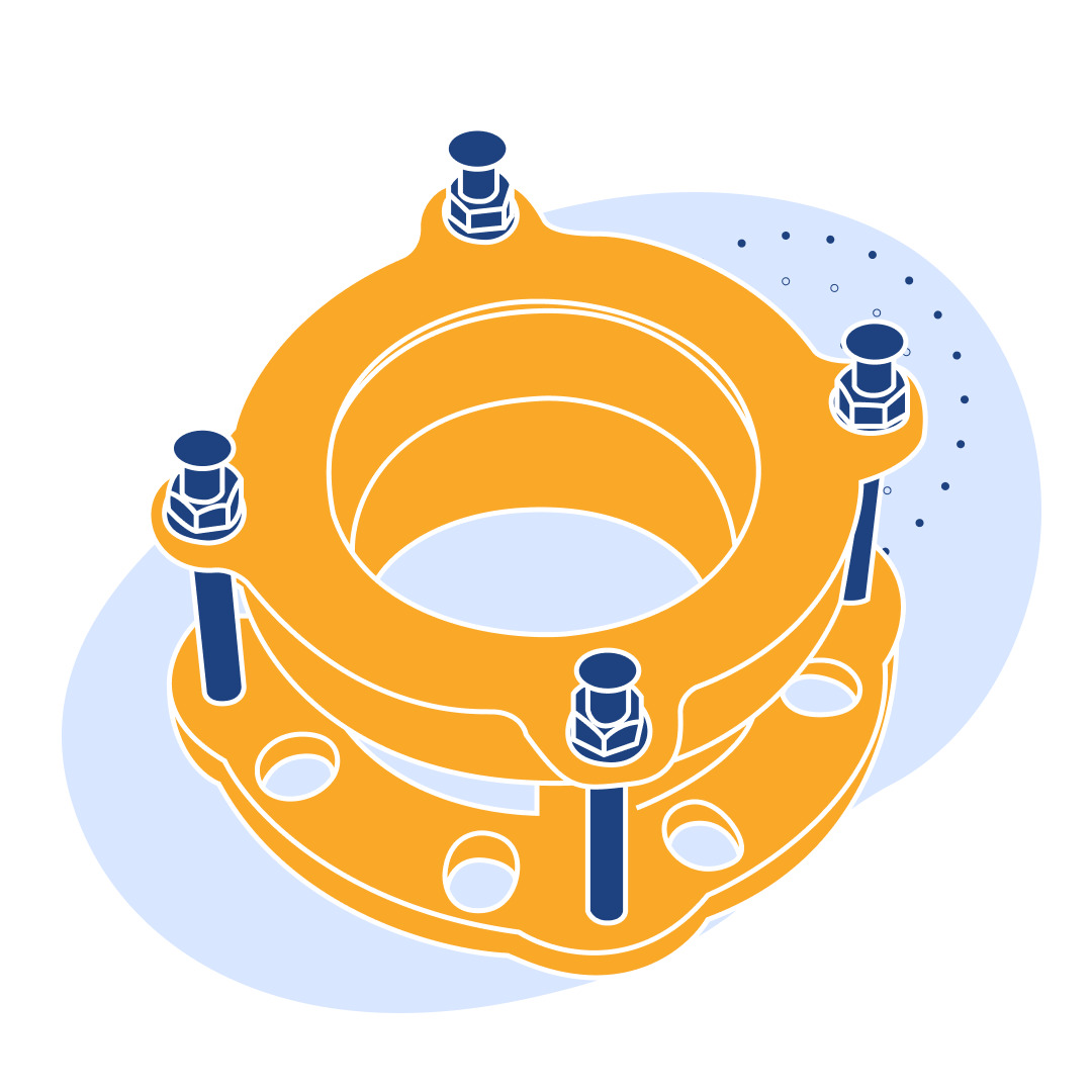 Адаптер чугунный Ду 1 1/2 мм Ру 16 МПа