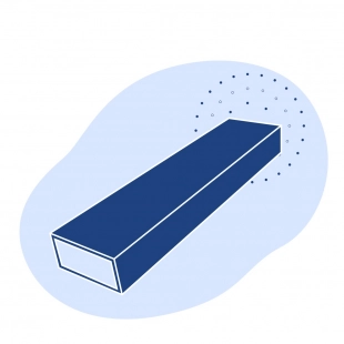 Оцинкованная прямоугольная труба 70х40х3 мм ст10 ГОСТ 8645-68