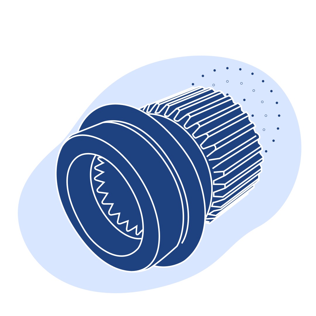 Шлицевая муфта 1100 мм 700 мм